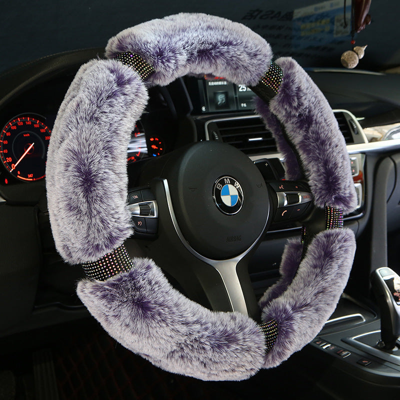 Faux Leather Steering Wheel Cover