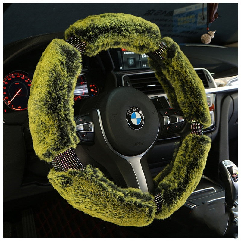 Faux Leather Steering Wheel Cover