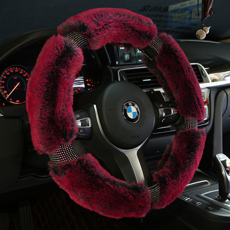 Faux Leather Steering Wheel Cover