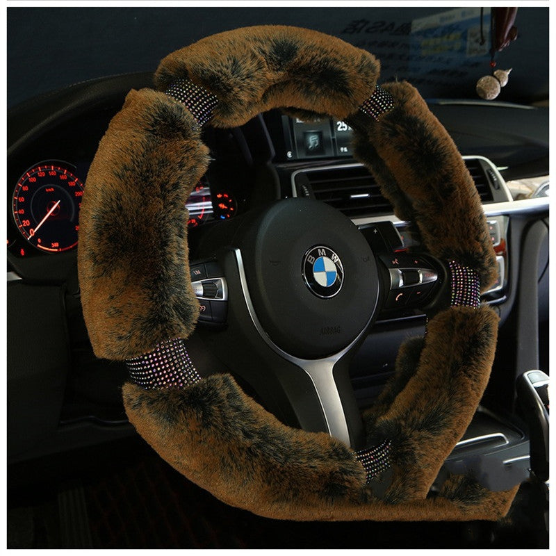 Faux Leather Steering Wheel Cover