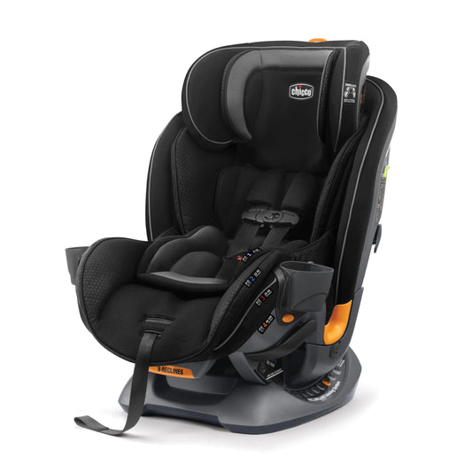 Chicco Fit4 4-in-1 Convertible Car Seat – Rear & Forward Facing + Booster | Grows with Child from 4–100 lbs | Element/Black
